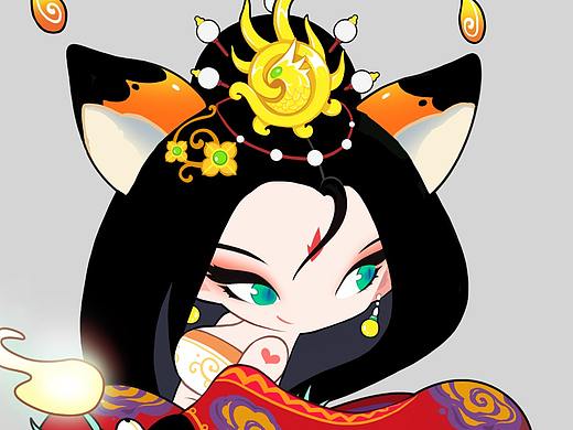 <闹闹天宫>玉面狐狸妲己皮肤设定