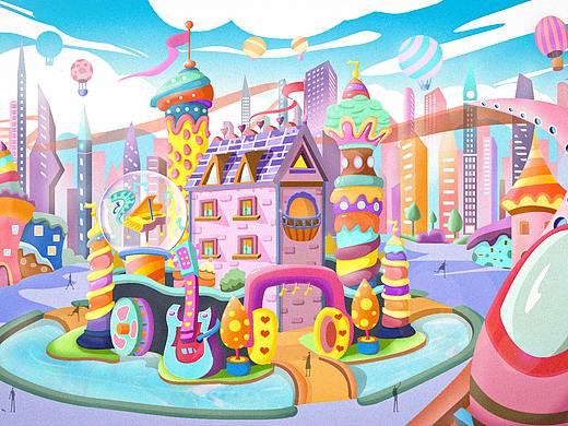 奇妙城--霍格沃茨音乐学院（个人主页-ZNTMzMjk1NDA=） - 儿童插画 - 站酷设计师LI未央原创素材 - 站酷ZCOOL