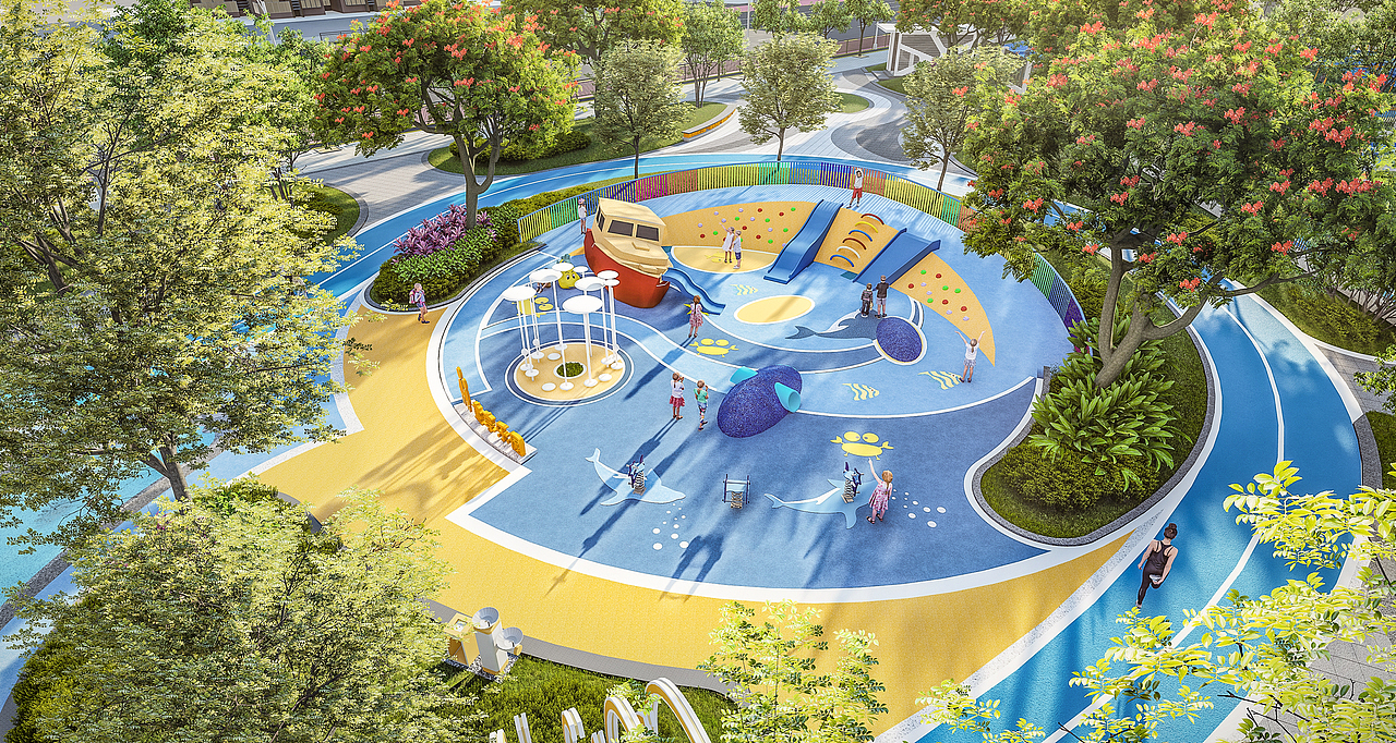 社区公园设计-海洋新时空之旅（图ZMjgxMDI4NDE2） - 景观设计 - 站酷设计师景观设计师_江屿原创素材 - 站酷ZCOOL