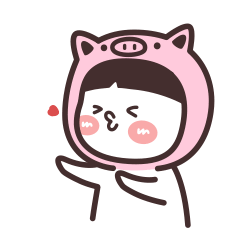 微信表情  粉红居居