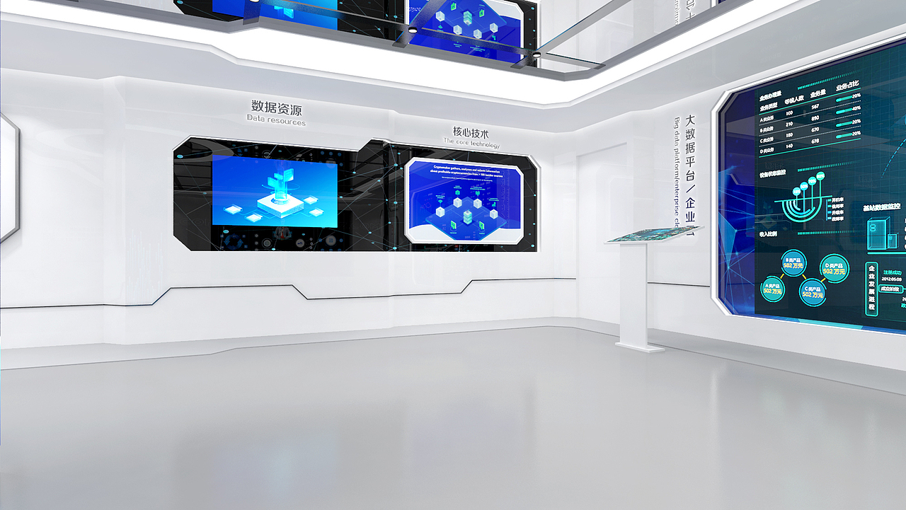 大数据展厅（图ZMjQ5NTAwNTI0） - 展陈设计 - 站酷设计师展厅设计师ZD原创素材 - 站酷ZCOOL
