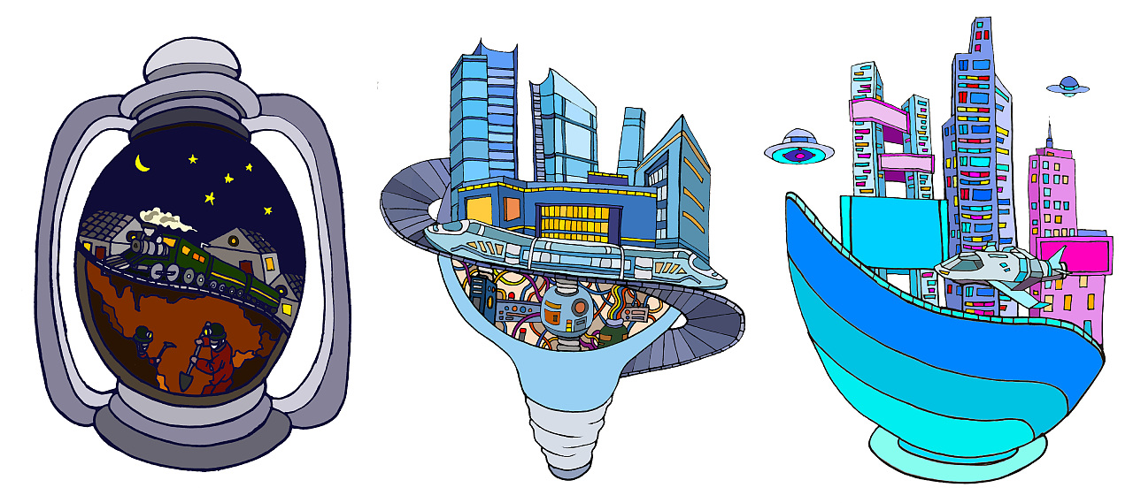 时代变迁过去现在未来