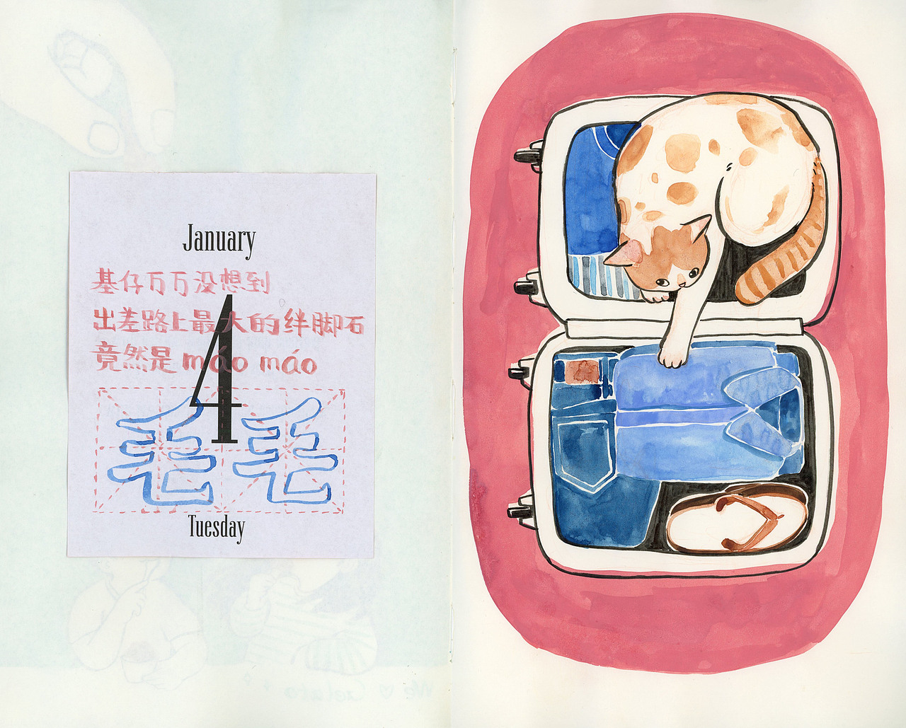 2022年1月合辑:蘑菇PIU的日常手账