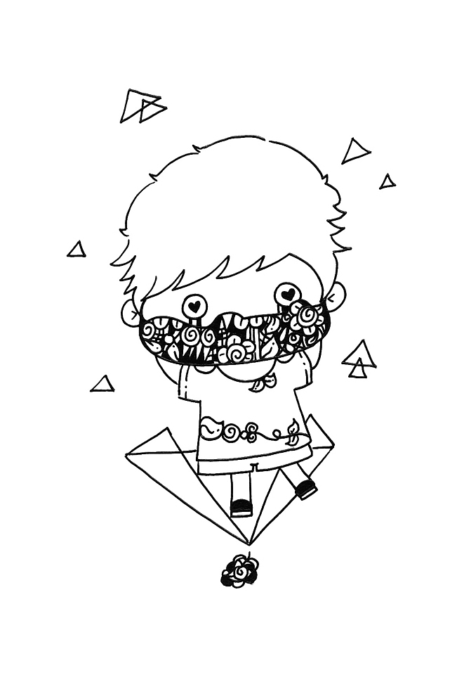 「 黑白·可爱 」