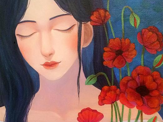 丙烯畫第六幅（個(gè)人主頁-ZMjQ2MDM2NzI=） - 藝術(shù)插畫 - 站酷設(shè)計(jì)師尤砂乞原創(chuàng)素材 - 站酷ZCOOL