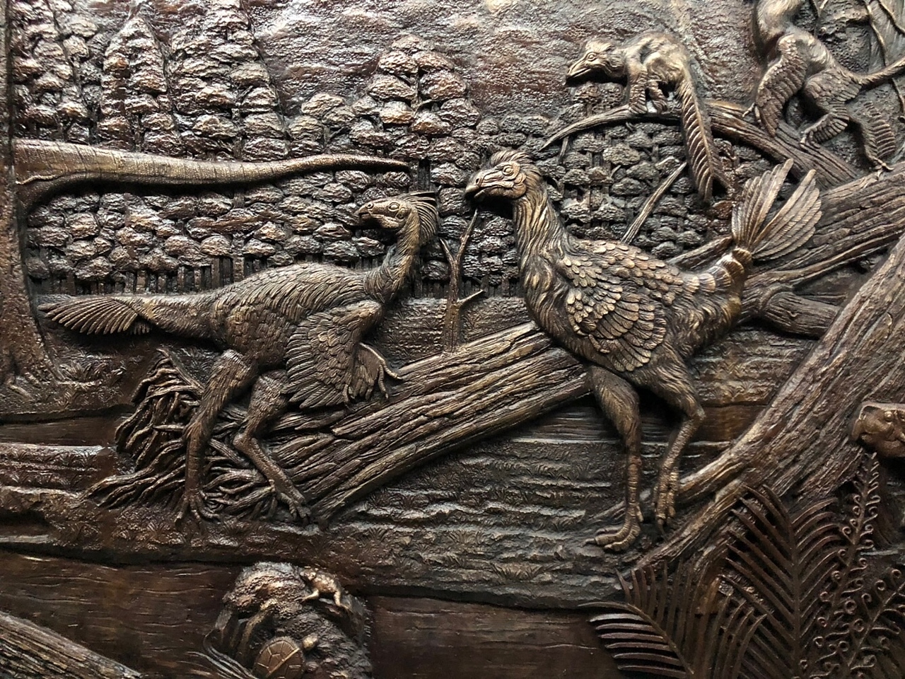 辽宁古生物博物馆热河生物群复原雕塑/青铜浮雕（图ZMjU2NDMyMDY0） - 雕塑 - 站酷设计师雕心塑骨原创素材 - 站酷ZCOOL