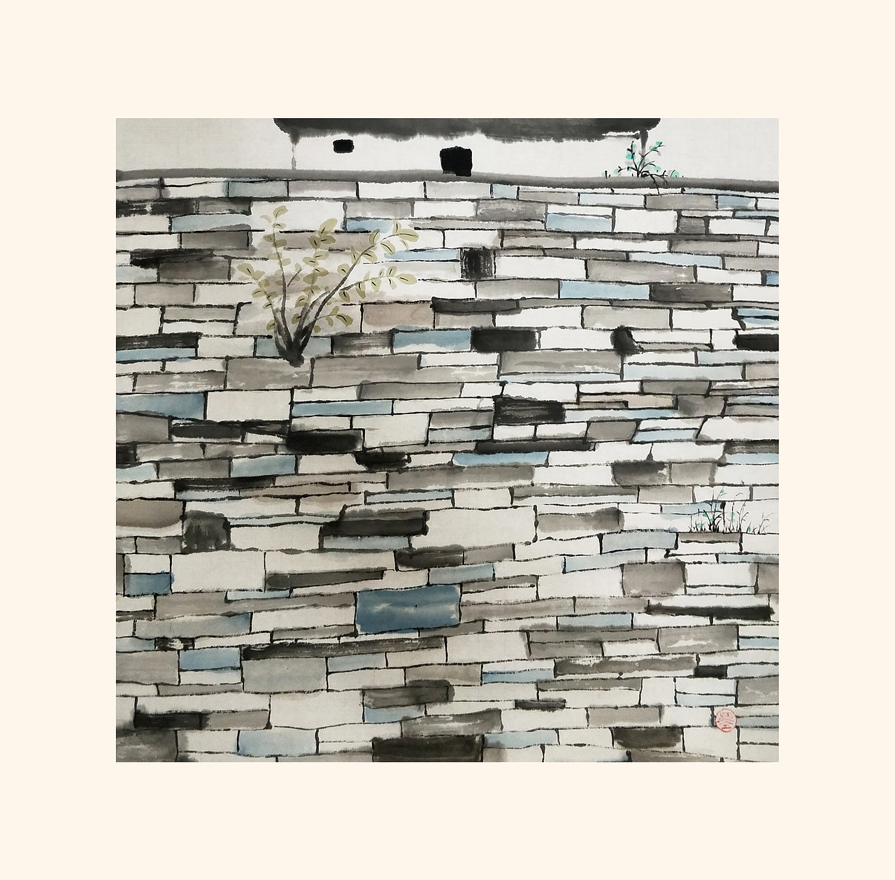 陈墨水墨作品《老屋系列》（图ZMjI1NzY4NzIw） - 绘画 - 站酷设计师艺术陈墨原创素材 - 站酷ZCOOL