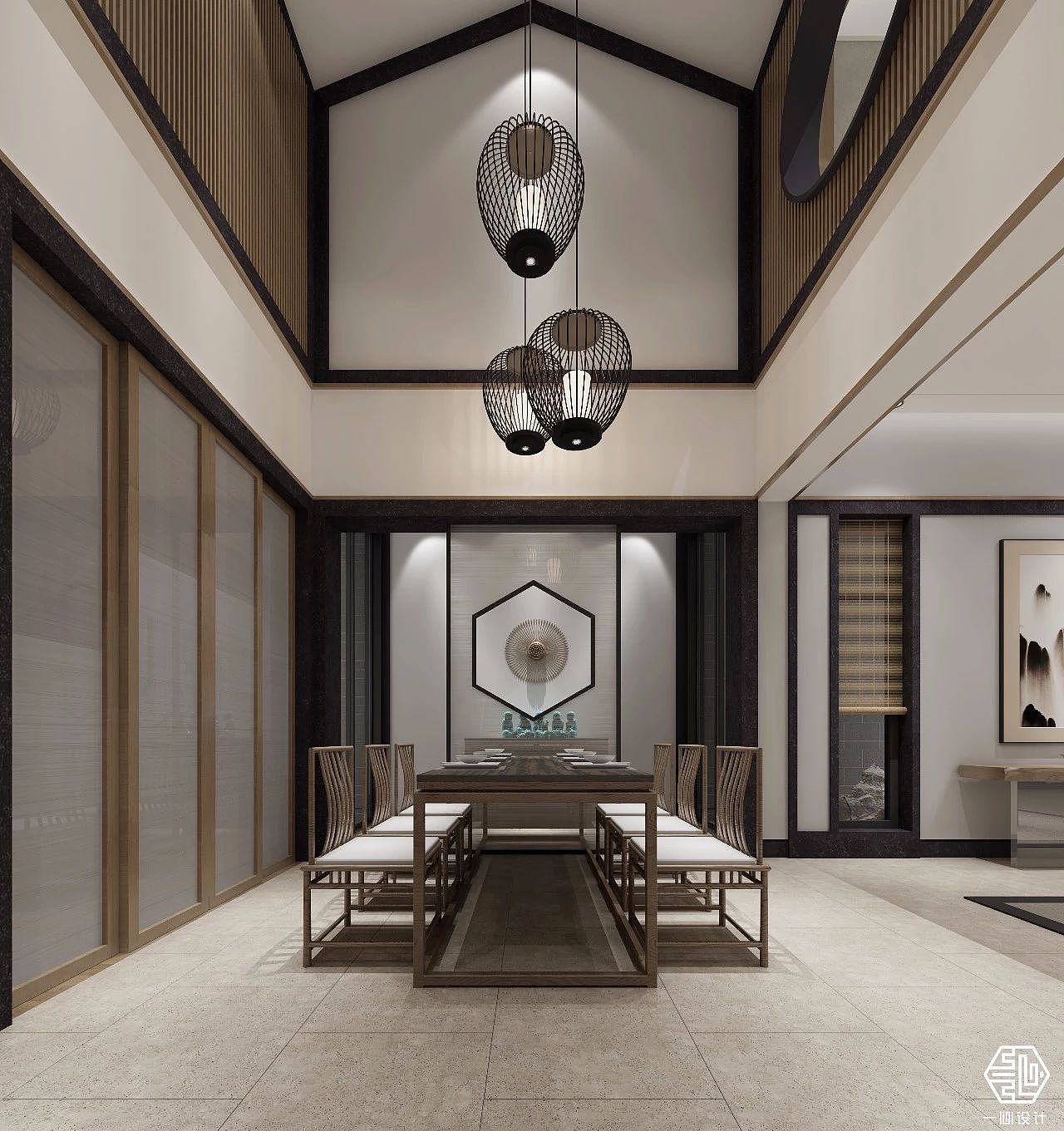 一心中式设计丨餐厅篇