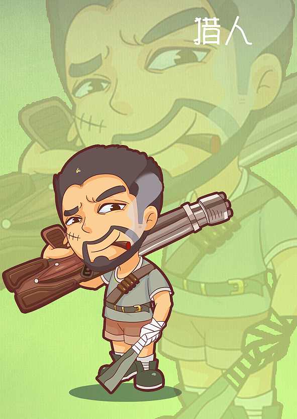 狼人杀系列角色商业卡通形象设计