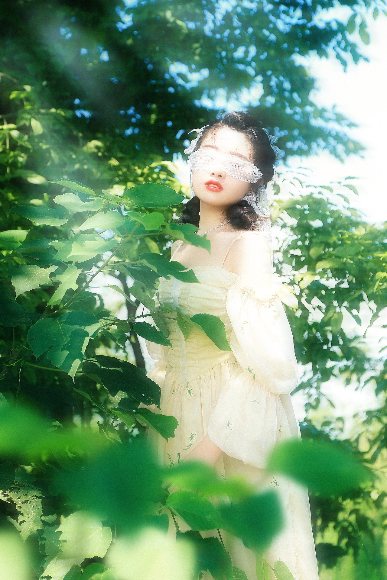 森林与少女（图ZMjcwMzY2NzYw） - 人像摄影 - 站酷设计师卿念念念原创素材 - 站酷ZCOOL