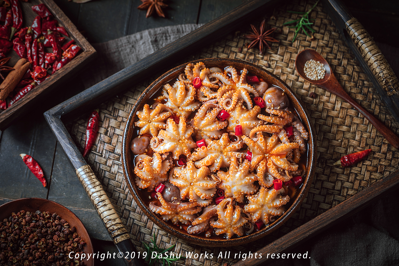 麻辣八爪鱼麻辣小海鲜八爪鱼