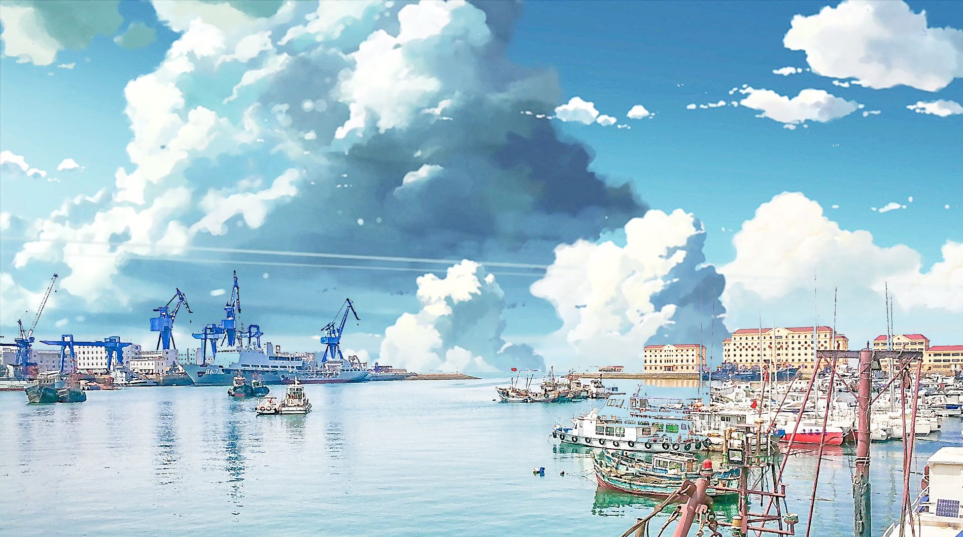 实拍景转动漫风格