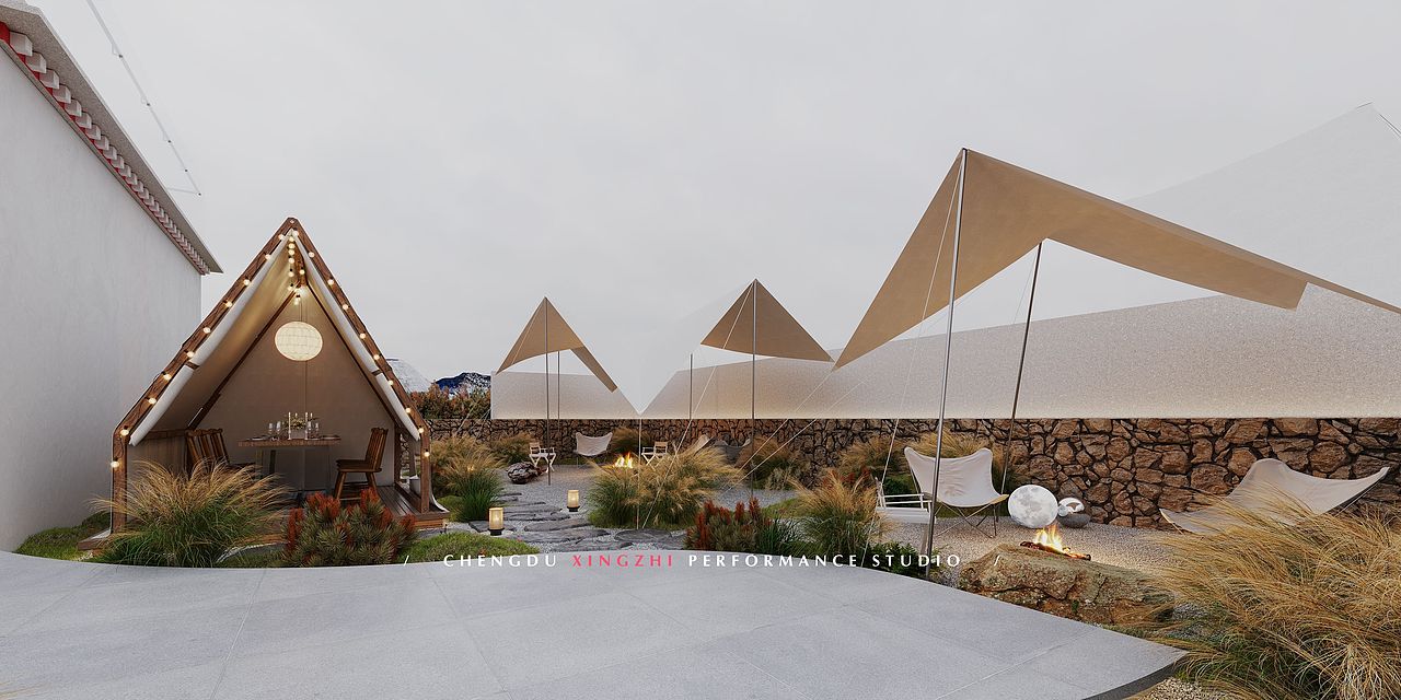 商业空间表现/ 餐厅 拉萨/ 辛丑年·戊戌月作