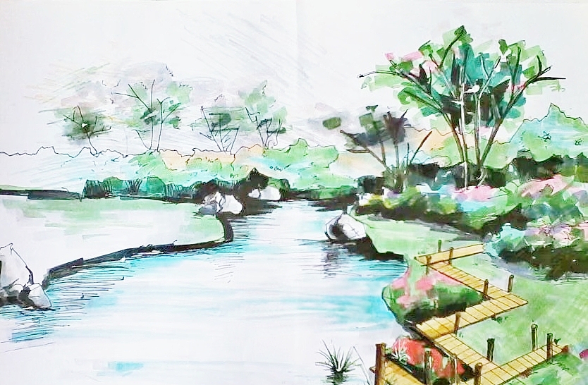 休閑時(shí)光（圖ZMTY4MzgwNzc2） - 繪畫(huà) - 站酷設(shè)計(jì)師草莓莓樂(lè)原創(chuàng)素材 - 站酷ZCOOL