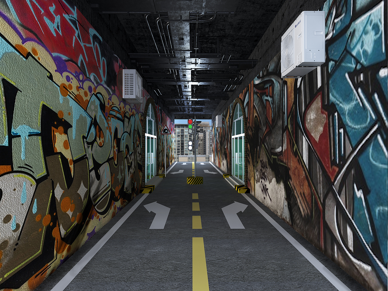 商场设计（实景图+效果图）（图ZMTc5NjI4Njgw） - 其他空间 - 站酷设计师魏宇栋原创素材 - 站酷ZCOOL