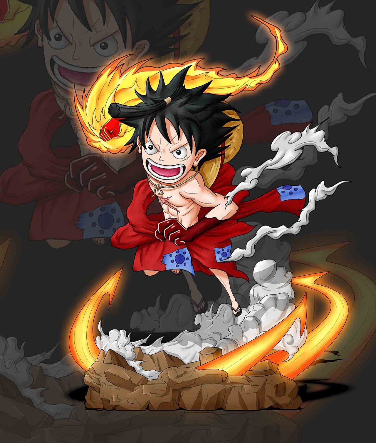 海贼王手办设计-路飞（图ZMjY5MTAzNzMy） - 手办/模玩 - 站酷设计师深山老羊D原创素材 - 站酷ZCOOL