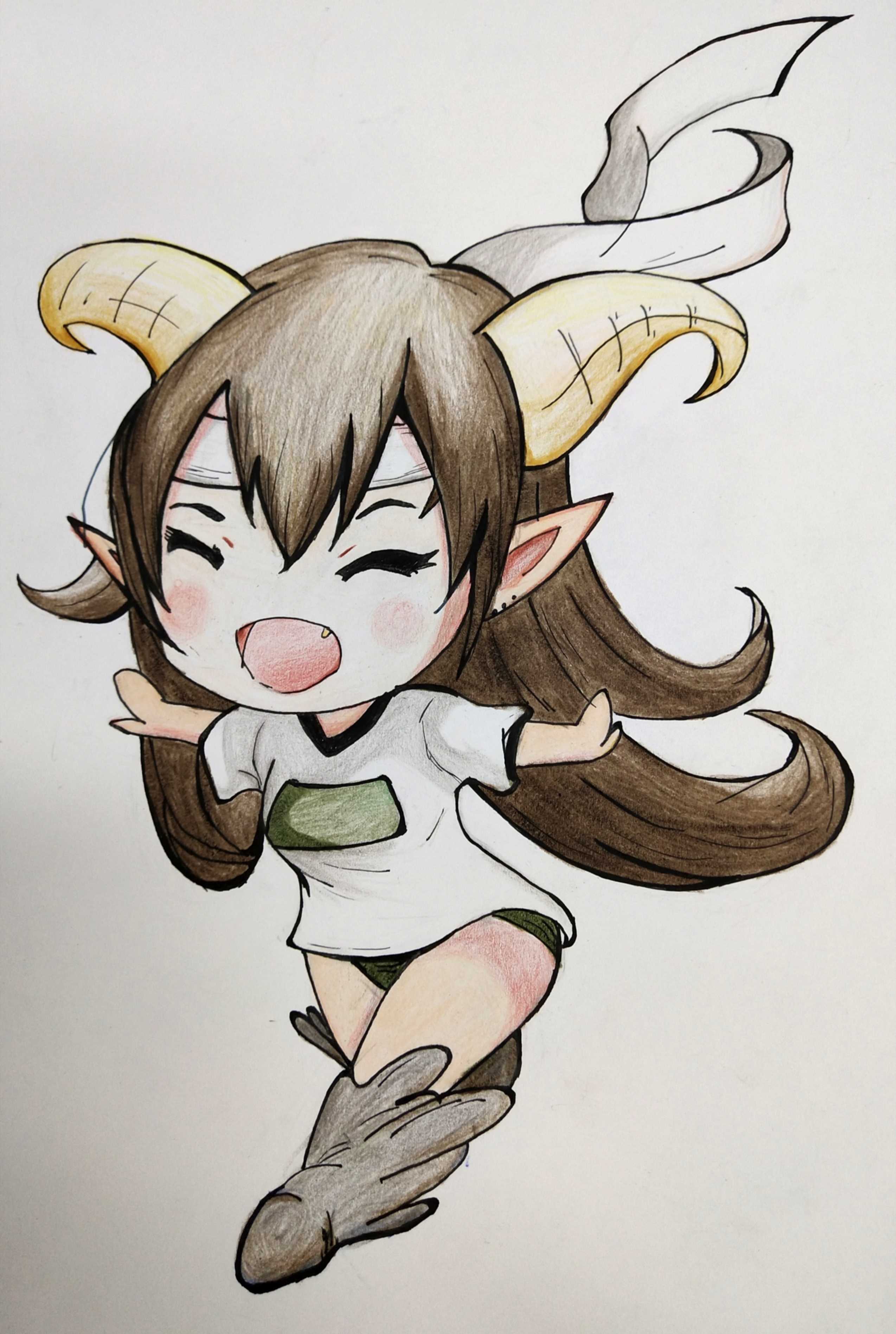 彩铅|动漫|单幅漫画|苏苏额 - 原创作品 - 站酷 (zcool)