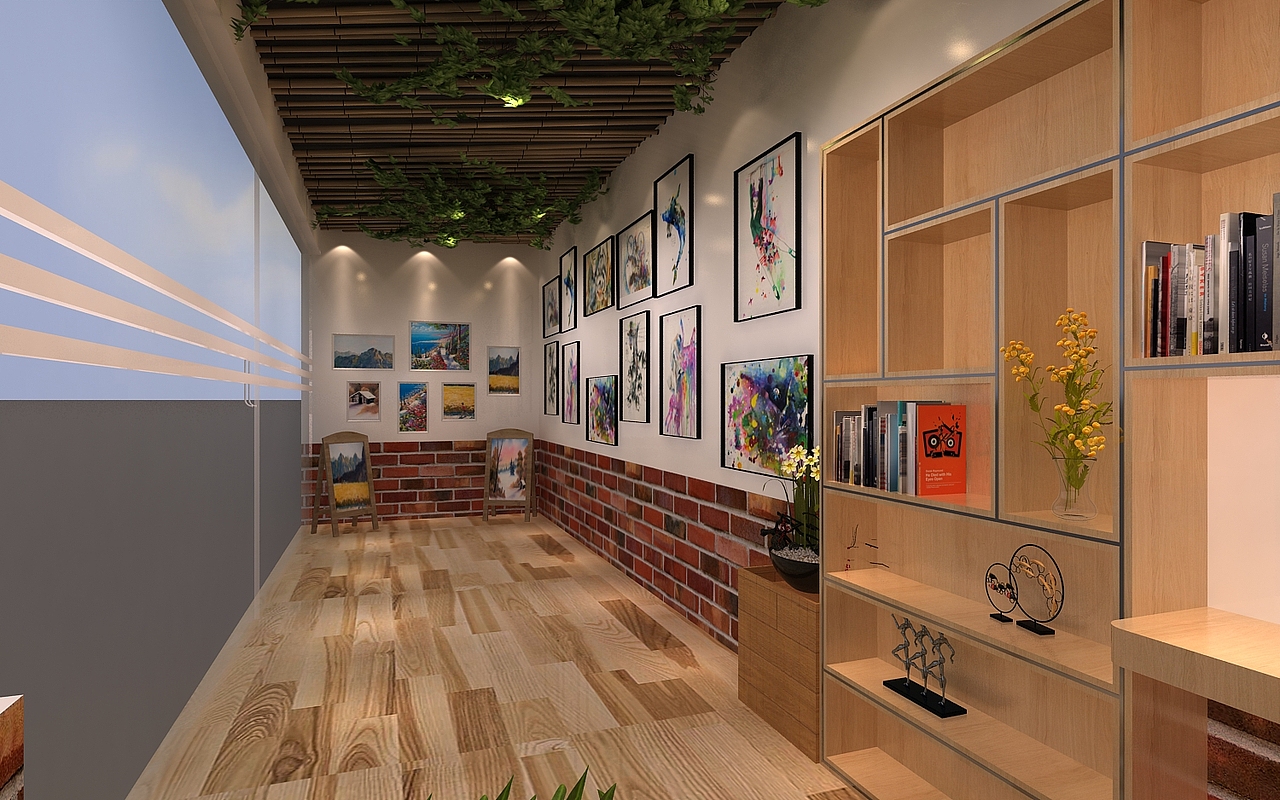 校园文化长廊（图ZMjE5MzYwODY4） - 其他三维 - 站酷设计师思海设计原创素材 - 站酷ZCOOL