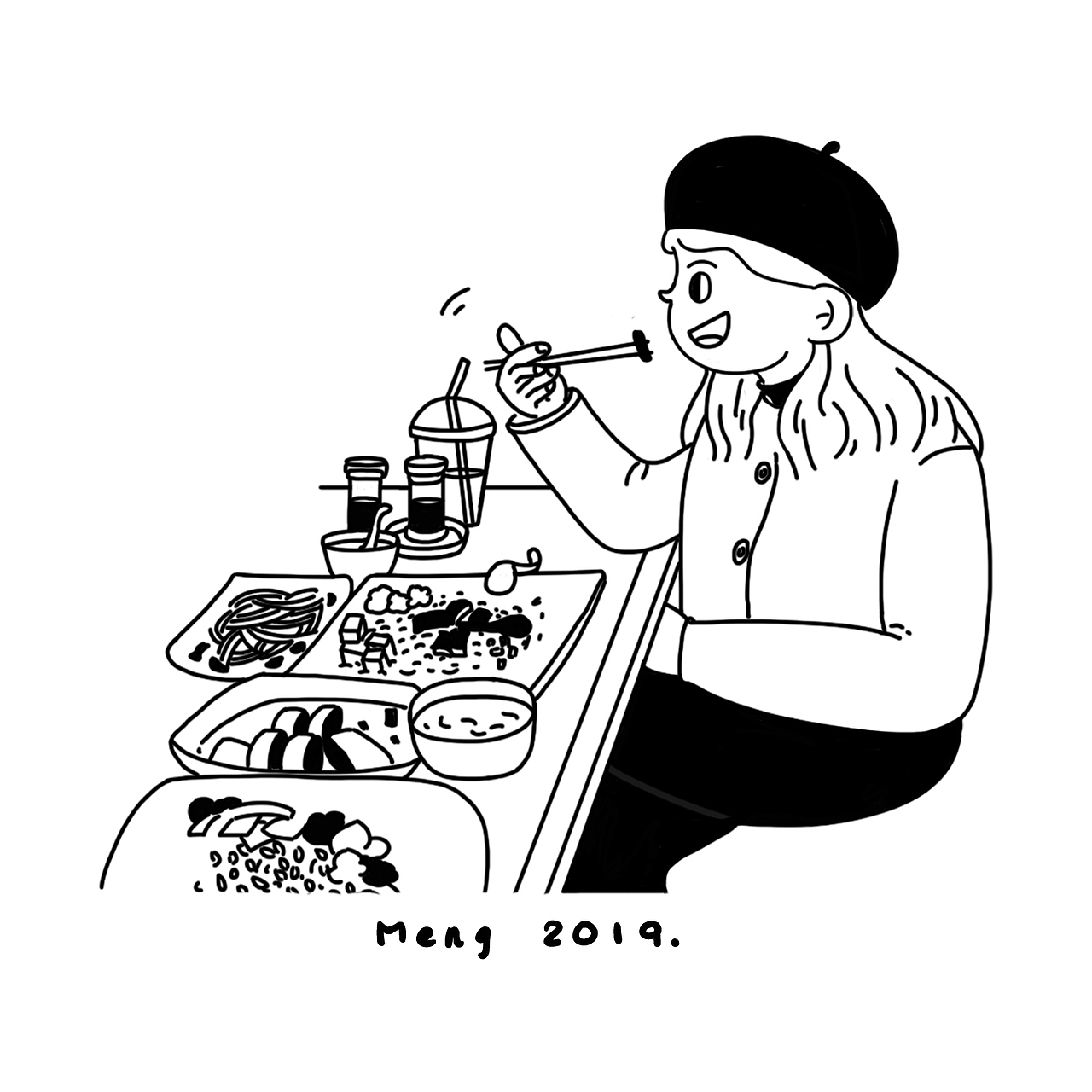 Meng的日常~（图ZMTQzMTAzMjky） - 艺术插画 - 站酷设计师我是檬檬萌原创素材 - 站酷ZCOOL