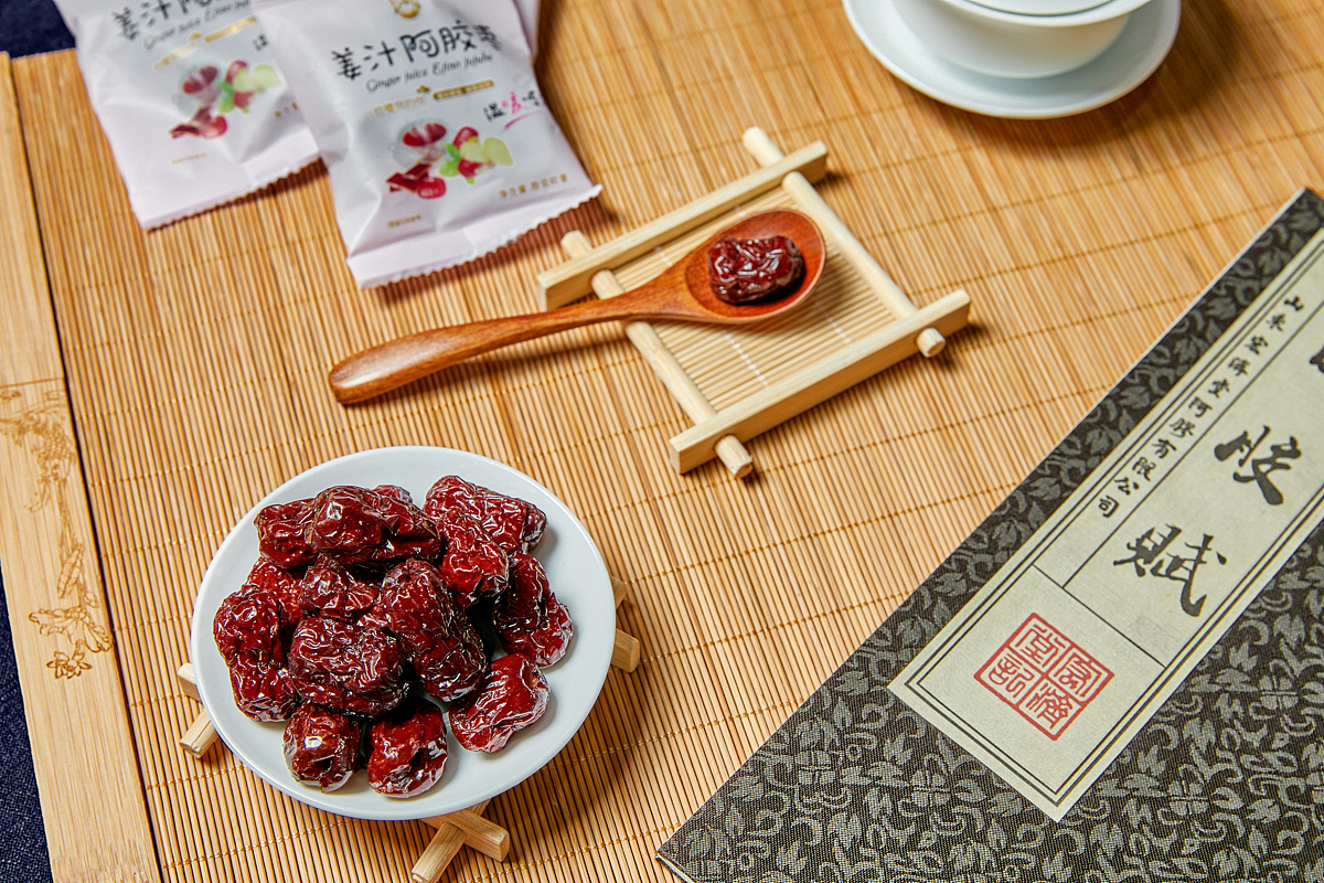 阿胶枣 白底+场景拍摄