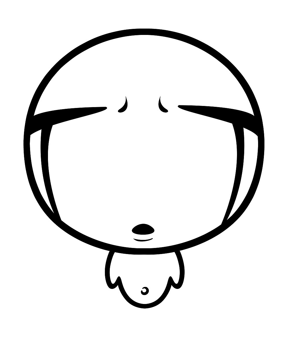 一副悲观的面孔.太不正能量了