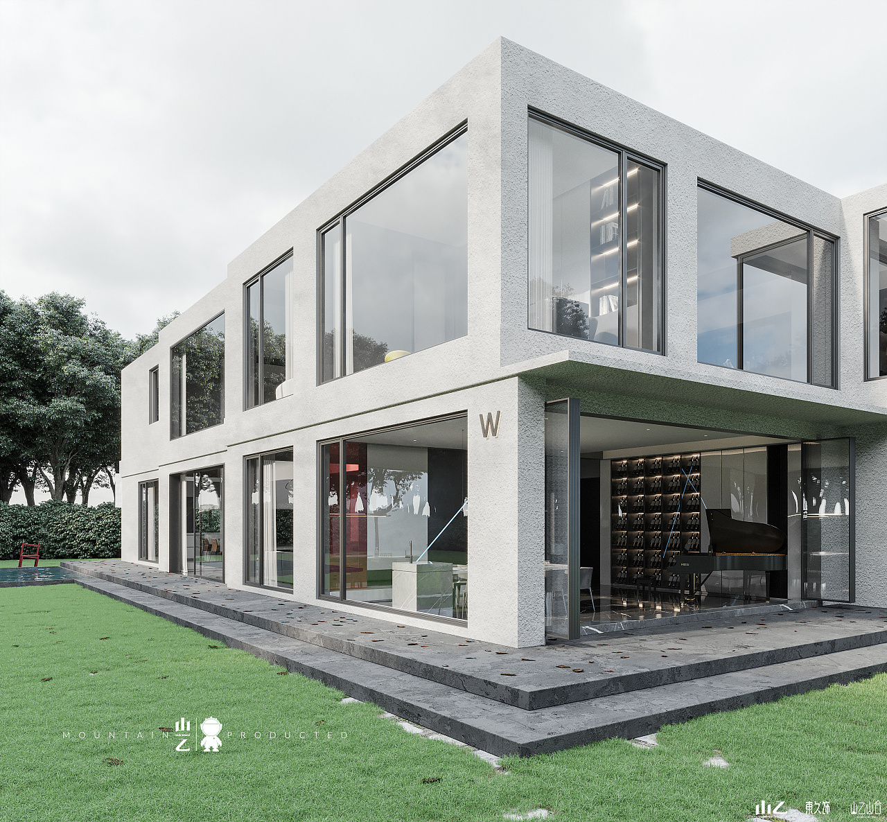 山乙建设丨凯乐微谷别墅|空间|家装设计|山乙建设 - 原创作品 - 站酷