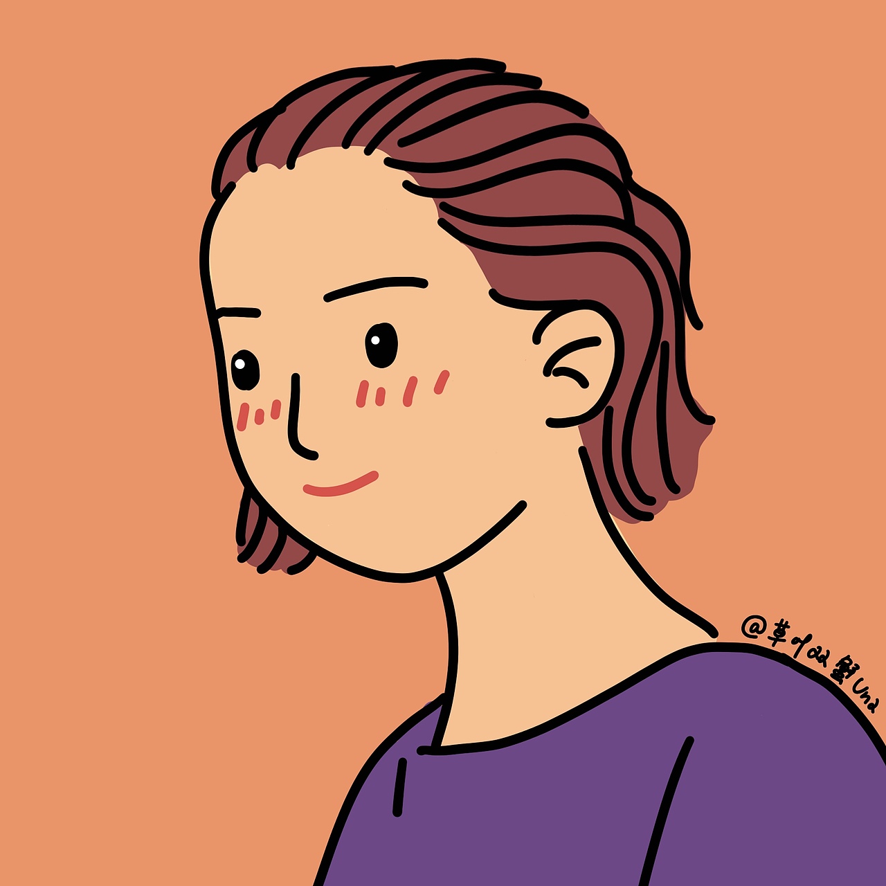 一波人物简笔头像