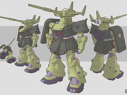 MS-06FZ-HT1B(T)马杰拉炮扎古Ht（T）型