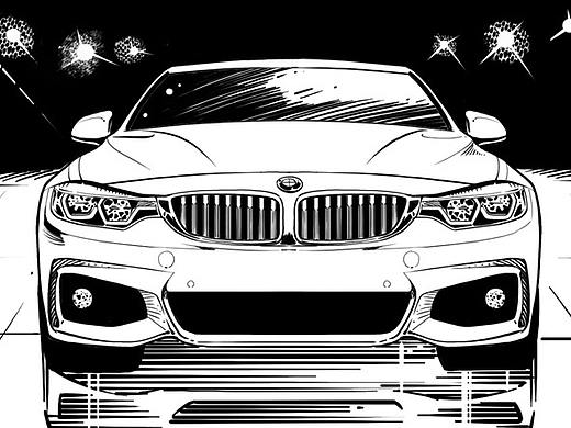 为BMW创作的一个漫画短片