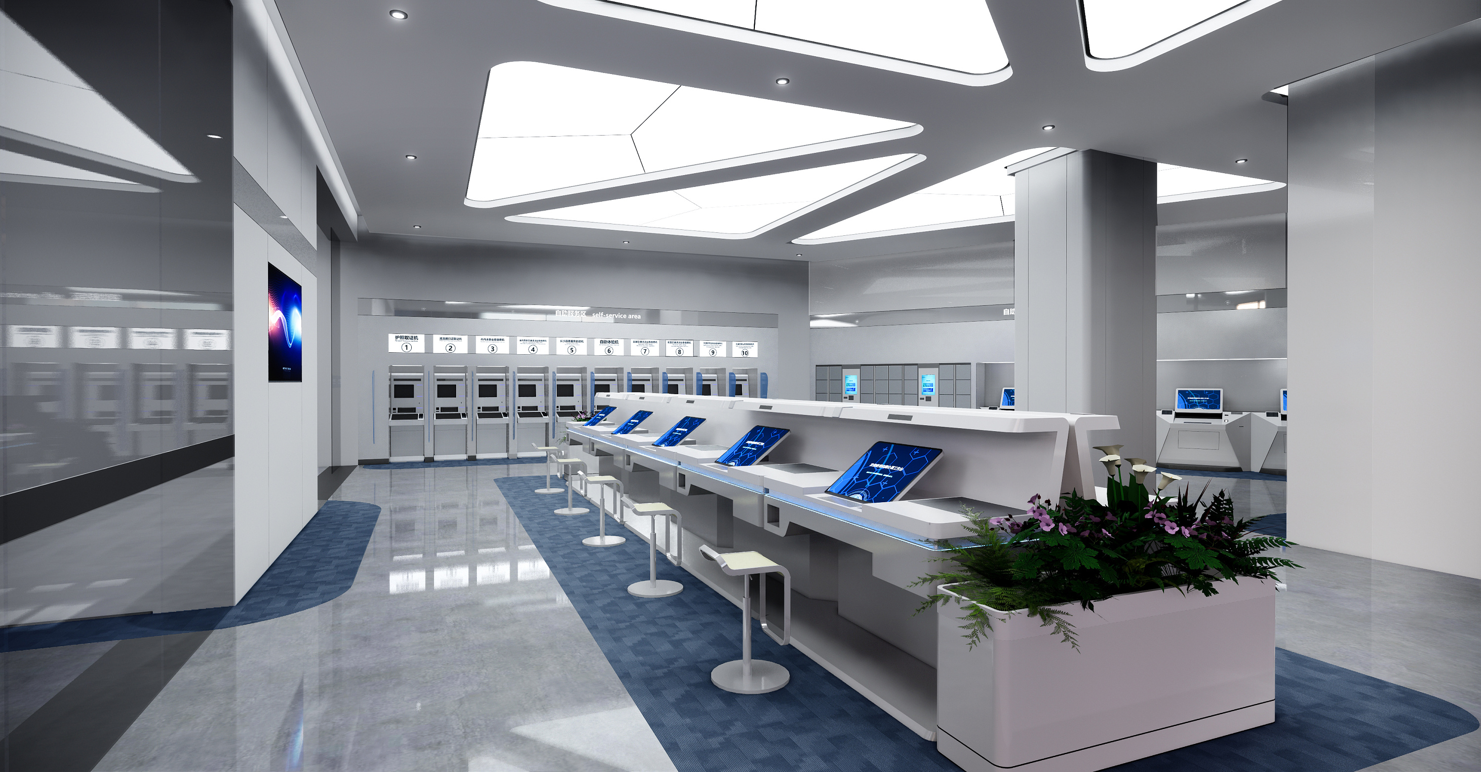 《政务服务大厅体验空间》政务服务/展示空间|空间|展陈设计|rocky_k