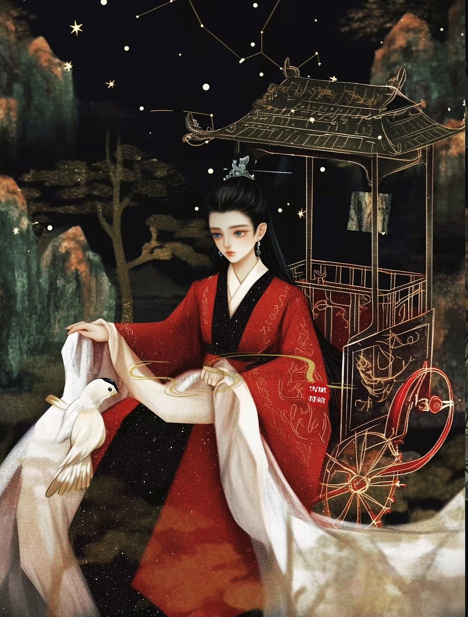 从山海经古书画里走出来的贵公子国风bjd男娃娃ai