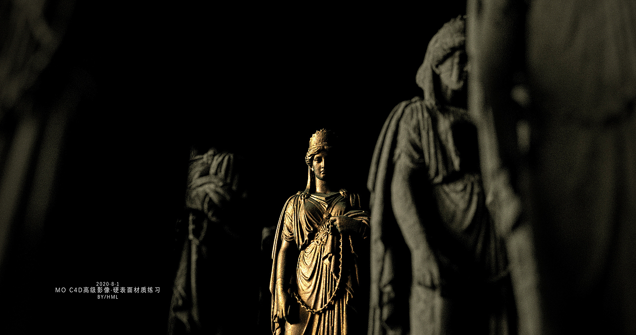 正式开始！C4D高级影像课程第一周----硬表面材质练习（图ZMjE5Mzg5NDc2） - 其他三维 - 站酷设计师鹿人乙HML原创素材 - 站酷ZCOOL