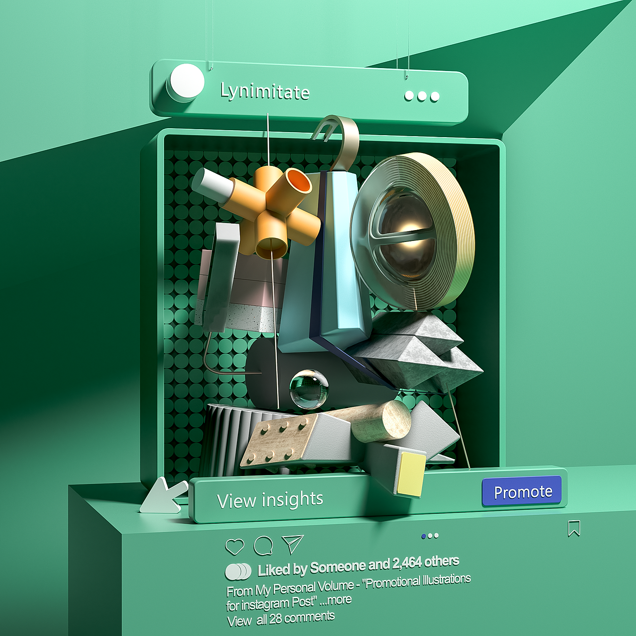 C4D练习（图ZMjg2MzEyOTky） - 场景 - 站酷设计师汀n3原创素材 - 站酷ZCOOL