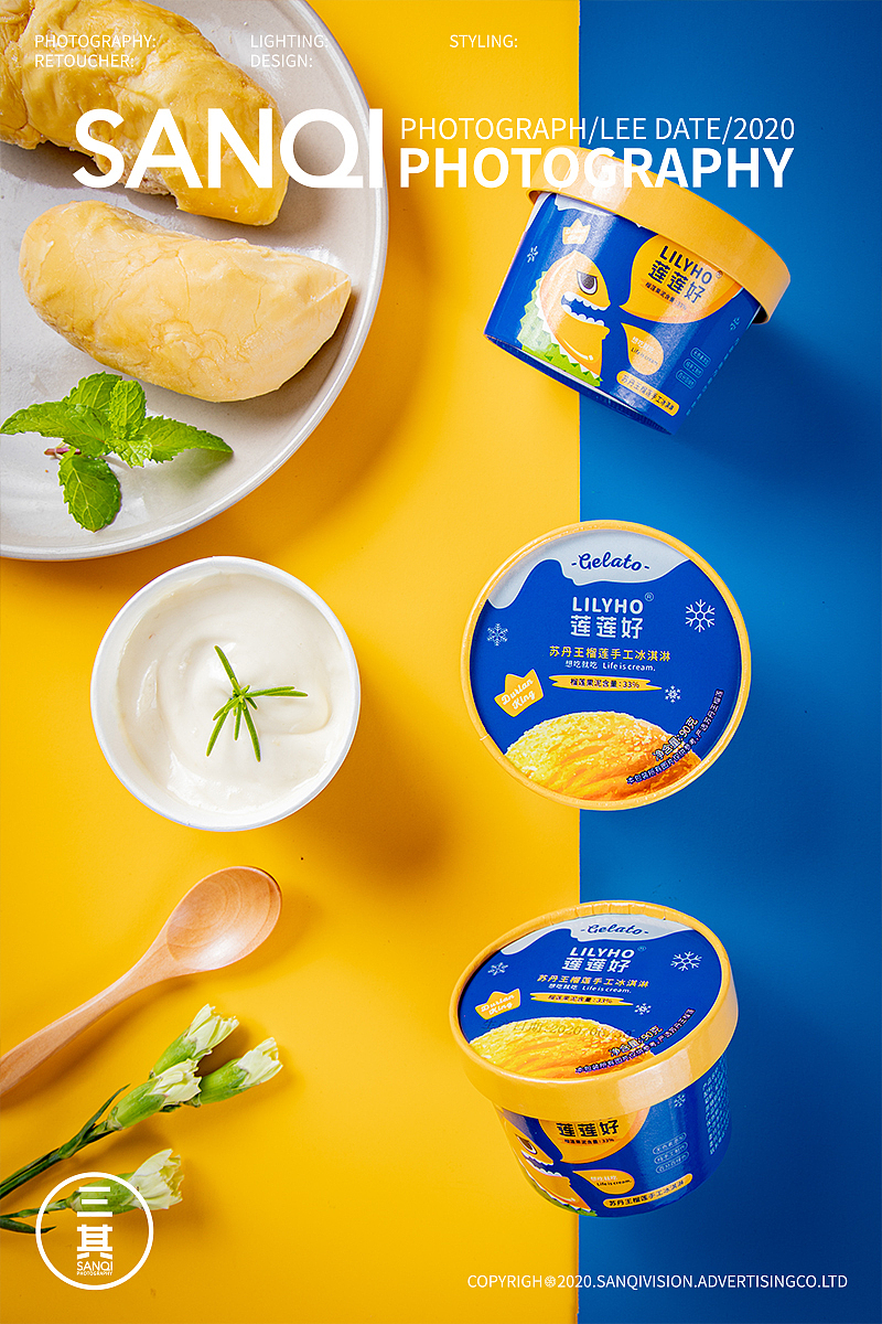 美食摄影 I LILYHO&榴莲雪糕（图ZMjE1MTUyMjQw） - 产品摄影 - 站酷设计师三其摄影原创素材 - 站酷ZCOOL
