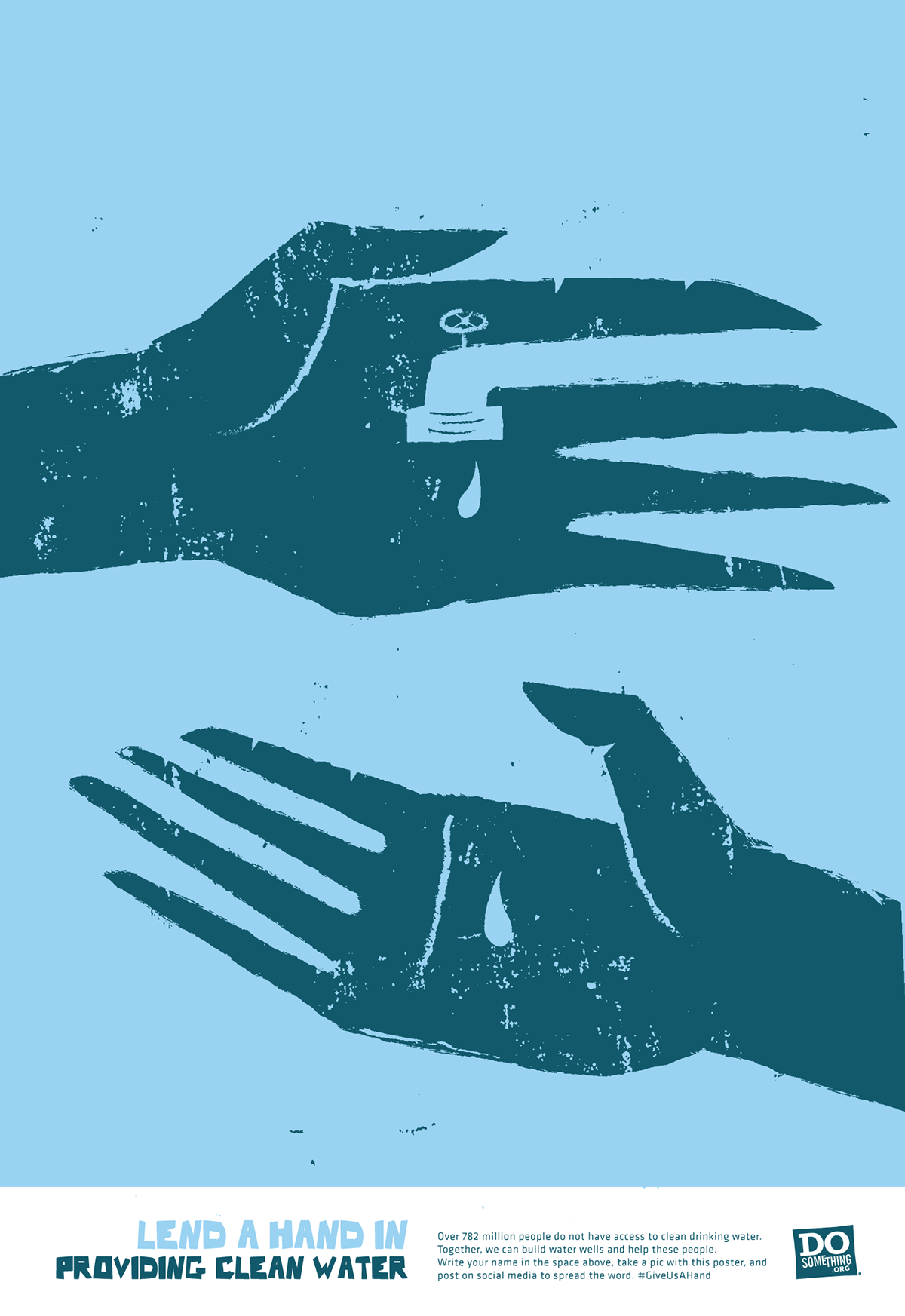 伸出援手 公益广告|平面|海报|晨歌ang - 原创作品 - 站酷 (zcool)