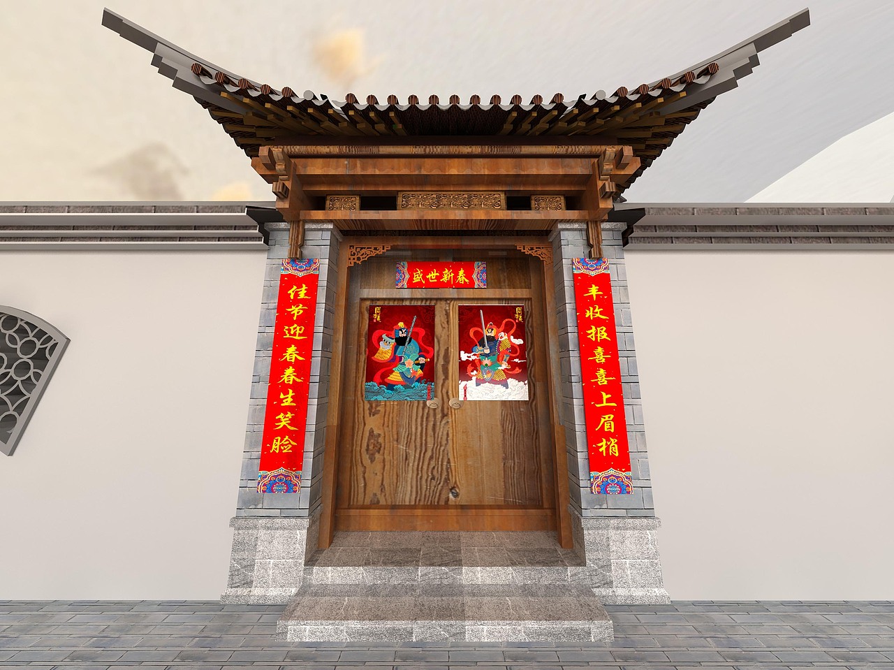 门神（图ZODExMTk4NjQ=） - 玩具 - 站酷设计师然然嘻嘻嘻原创素材 - 站酷ZCOOL