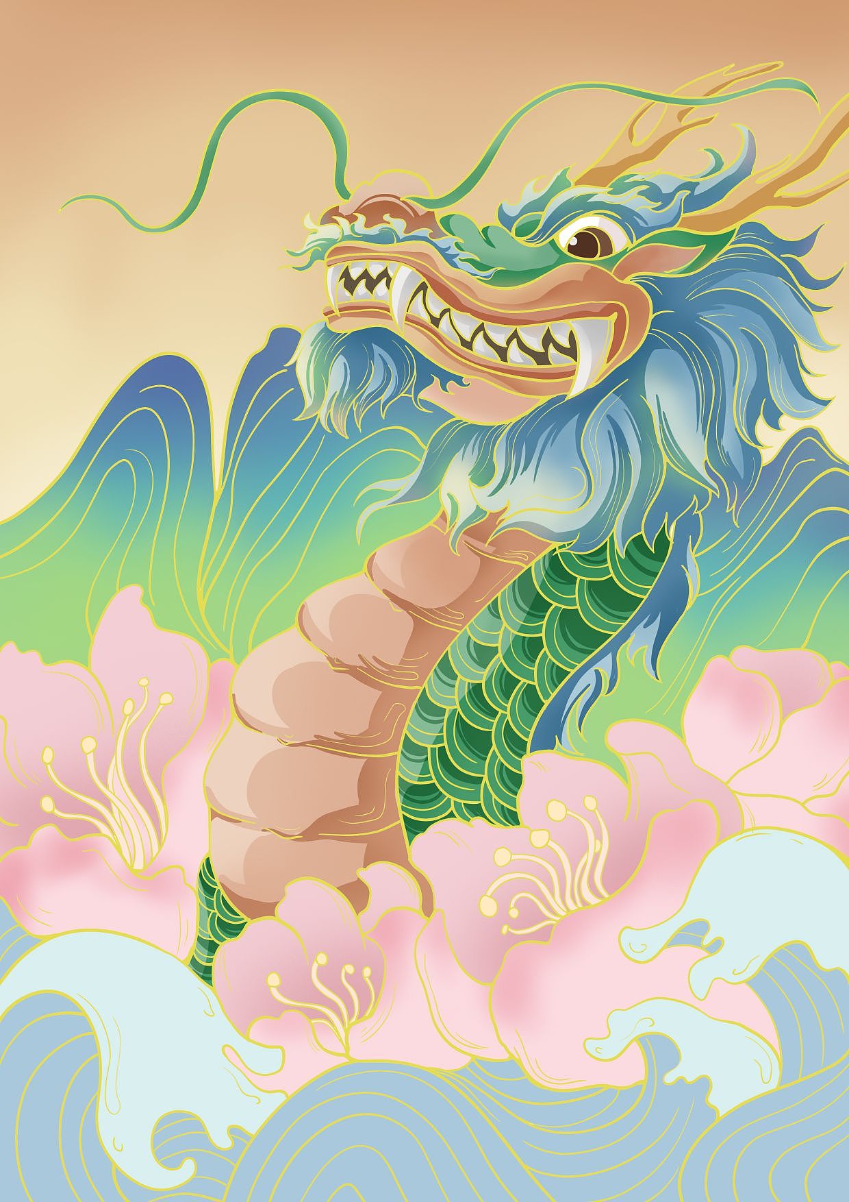 二月二龙抬头（图ZMzMxNDI1Mzcy） - 创作习作 - 站酷设计师盼旋原创素材 - 站酷ZCOOL