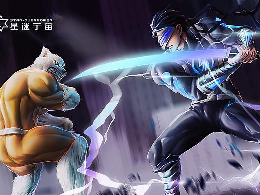 參加星迷宇宙比賽畫(huà)的畫(huà)和過(guò)程（個(gè)人主頁(yè)-ZMzc2ODI5MjA=） - 商業(yè)插畫(huà) - 站酷設(shè)計(jì)師月歌ms原創(chuàng)素材 - 站酷ZCOOL