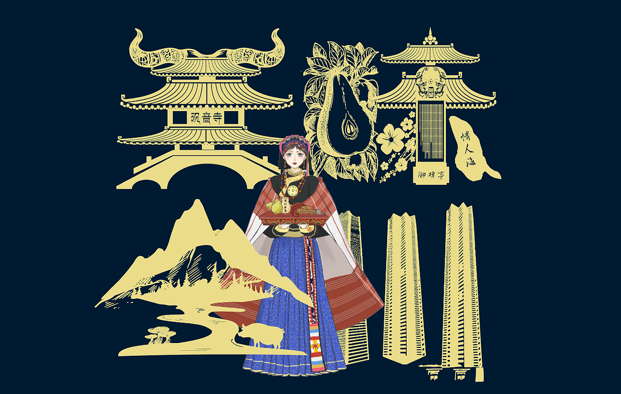 金川文创设计（图ZMjk0MzQyODE2） - 包装 - 站酷设计师FMunique原创素材 - 站酷ZCOOL