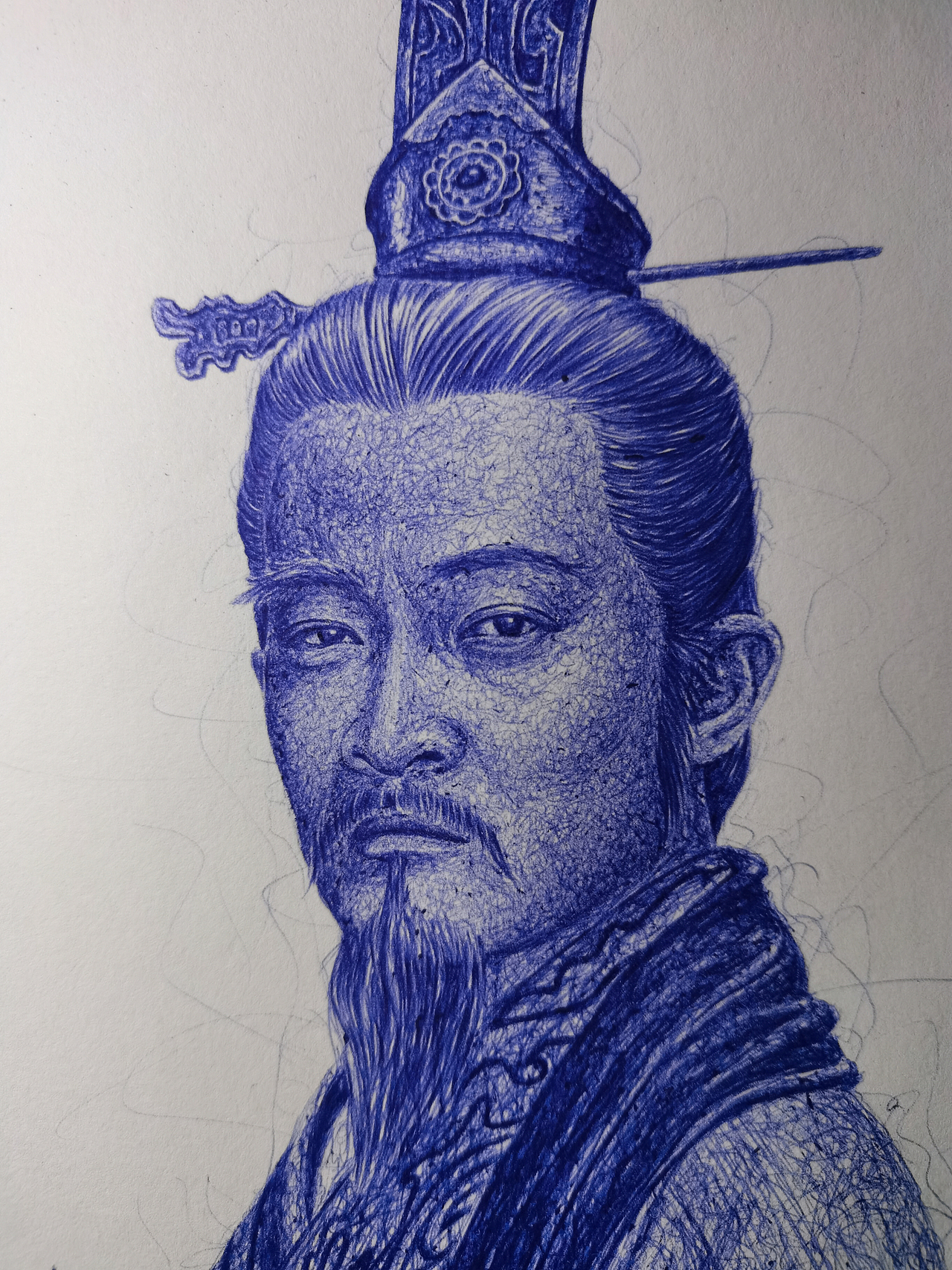 圆珠笔画 左徒——芈原