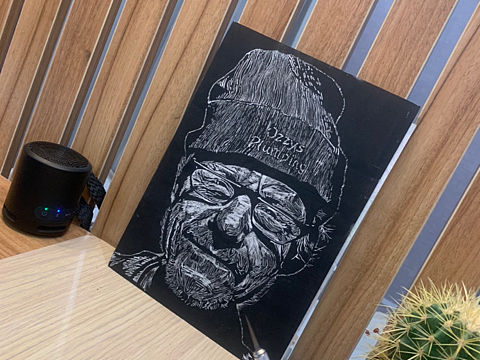 刻刀刻画习作（个人主页-ZNTcyNjg3NDg=） - 绘画 - 站酷设计师TiTi插画设计原创素材 - 站酷ZCOOL