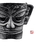 暖光钢笔画的头像