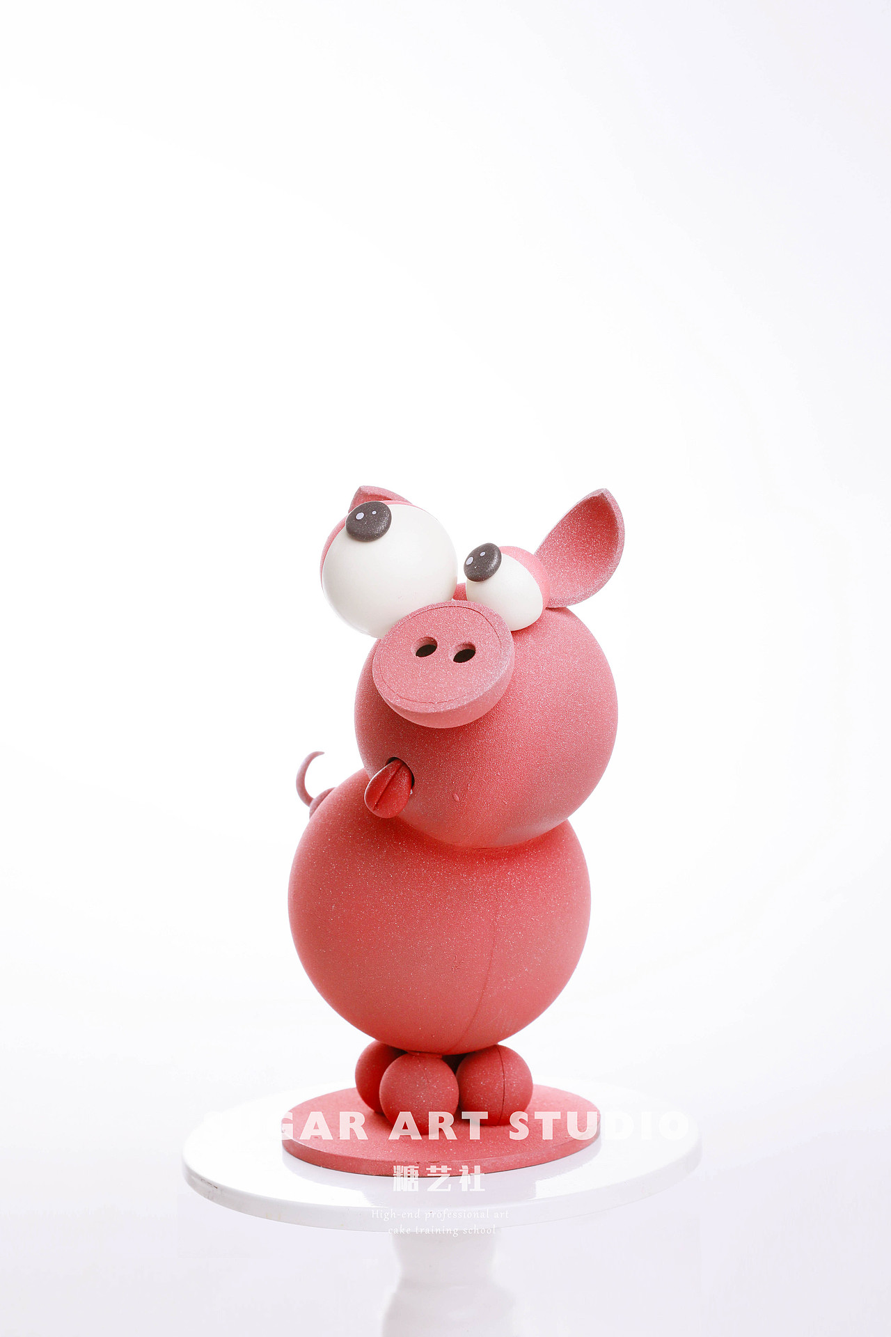 巧克力造型作品动物玩偶巧克力雕塑巧克力showpiece