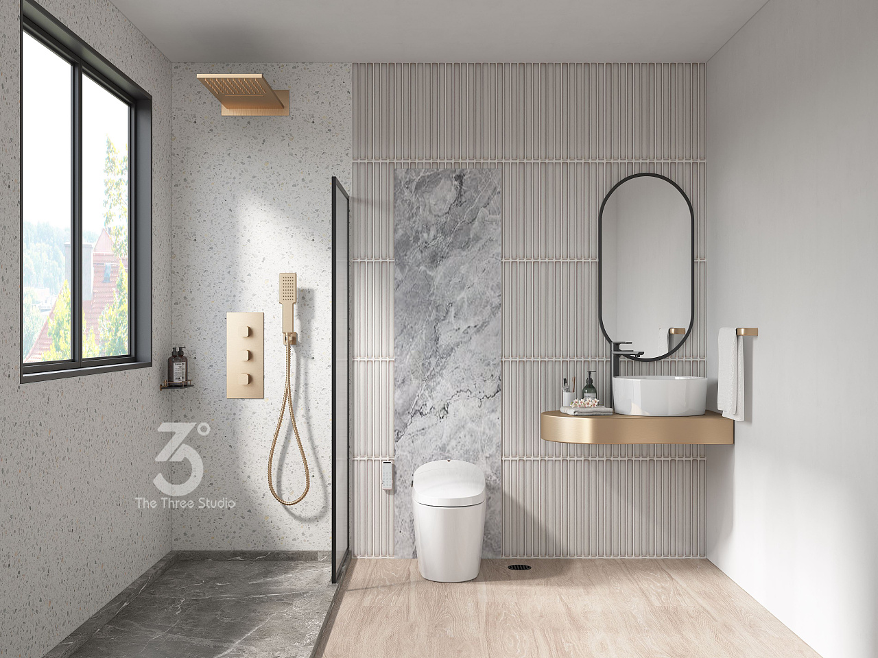 浴室产品3d渲染图