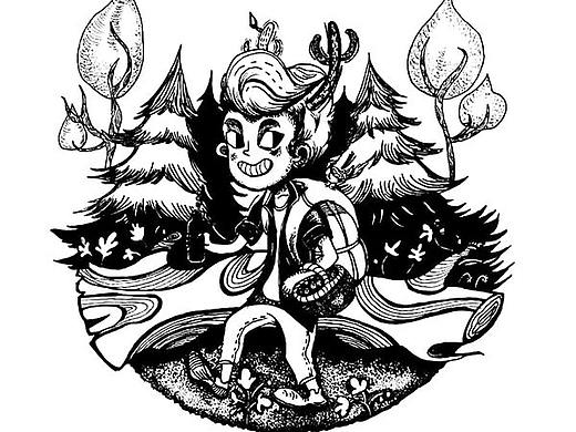 手绘插画