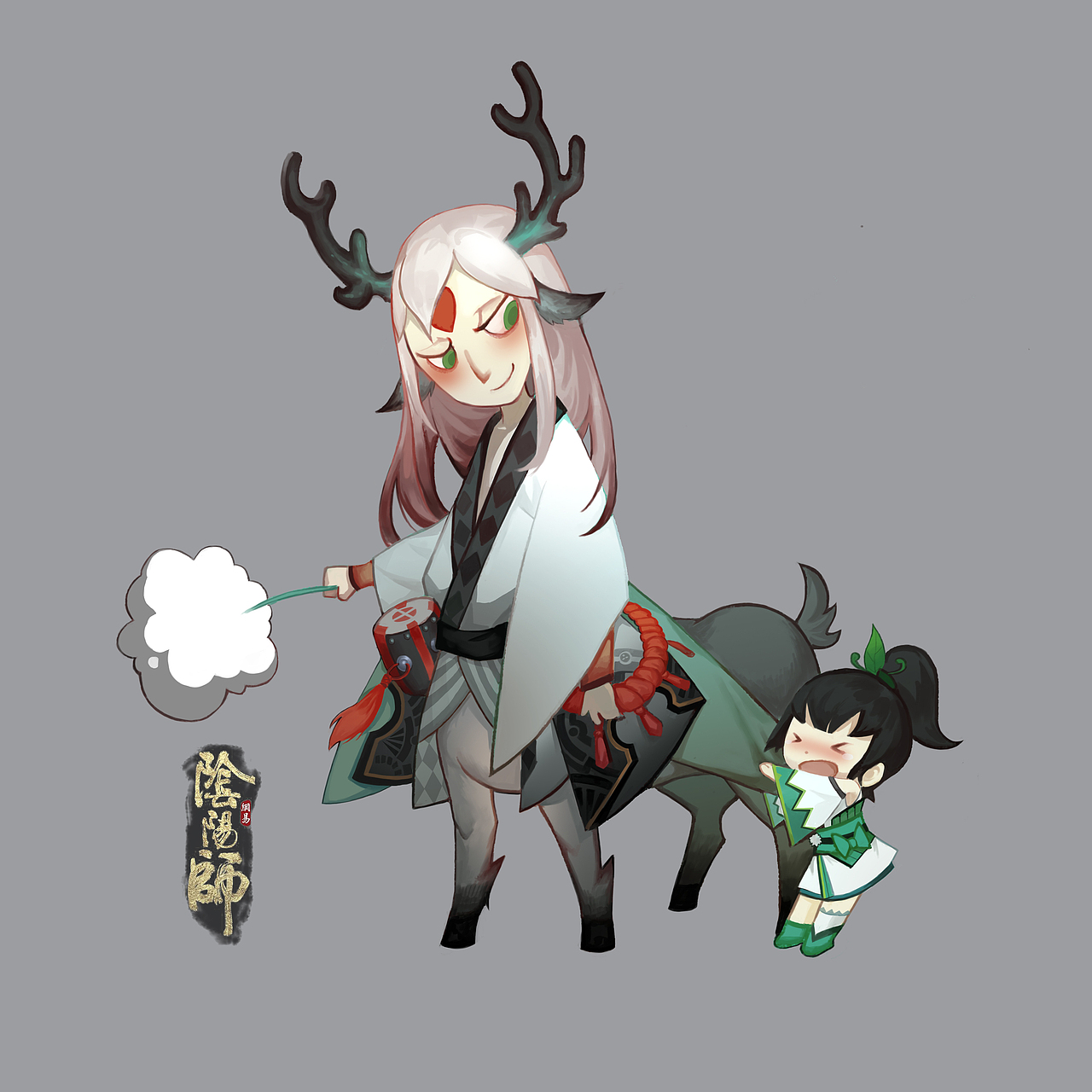 阴阳师同人练习（图ZMTQ5MzgxNDU2） - 游戏原画 - 站酷设计师大空奕原创素材 - 站酷ZCOOL