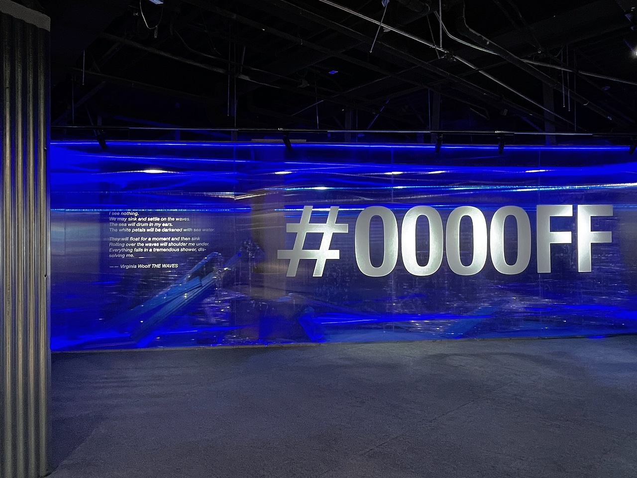 #0000ff——海洋环保主题艺术展