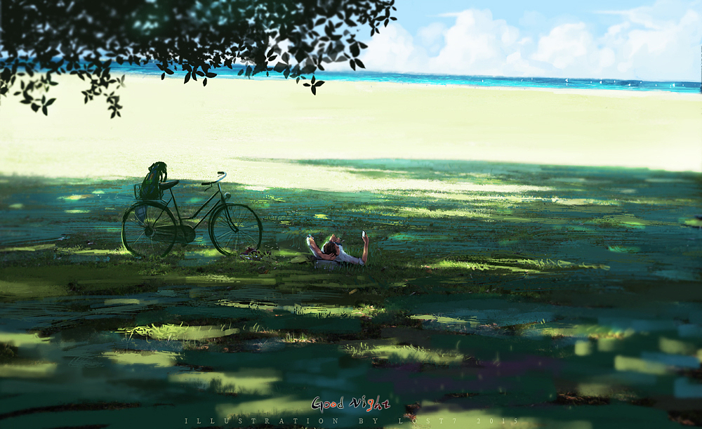 你有星辰作伴：）（图ZMzI1NDMyMTY=） - 商业插画 - 站酷设计师lost7原创素材 - 站酷ZCOOL