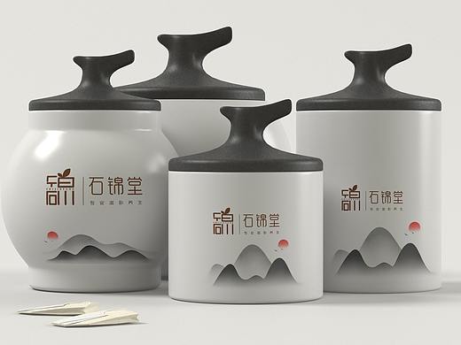 石锦堂 养生logo设计