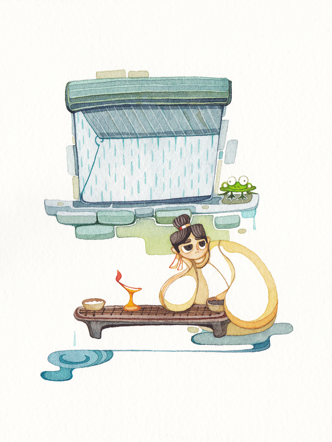 工作图-唐诗宋词（图ZMjUzMjY0MjEy） - 儿童插画 - 站酷设计师JKLLIN于政鑫原创素材 - 站酷ZCOOL